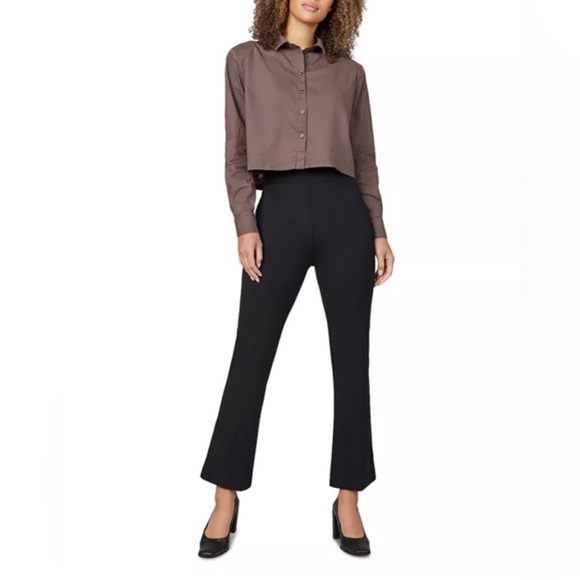 NWT Spanx Slim-X Cropped Pant size Medium Black